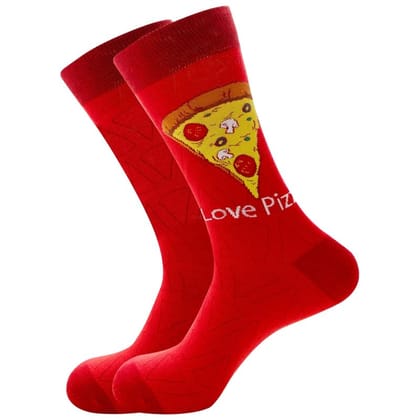 Pizza Love Unisex Crew Socks