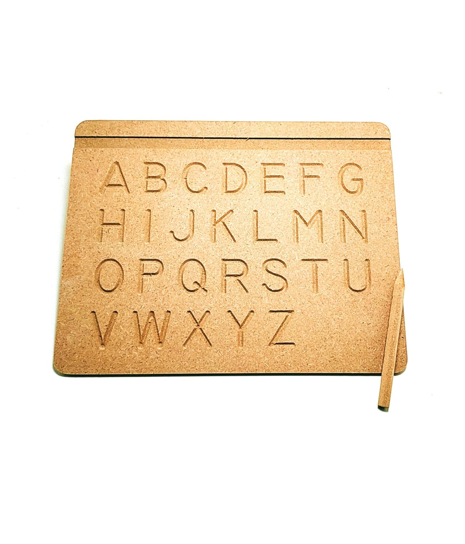 AmericanElm Alphabet Tracing Board for English Upper Case- ABCD Creative Learning Toys for Kids