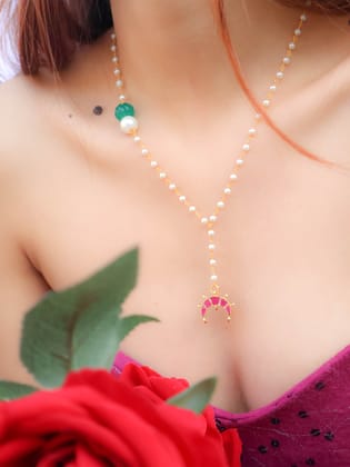 Celesti Pendant Necklace-Green