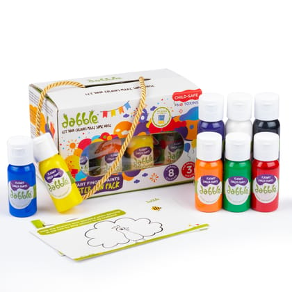 Mini Starter Finger Painting Fun Pack