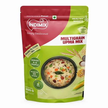 Indimix Multigrain Upma Mix, 200 gm