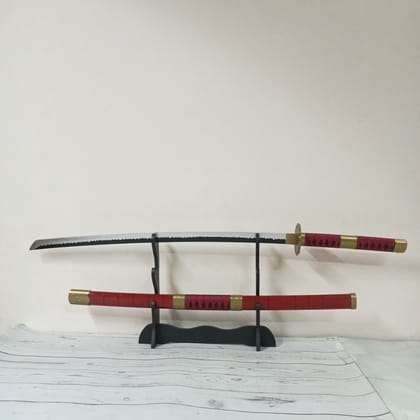 #164 Roronoa zoro's sandai kitetsu wooden Katana[scratch and Dent]