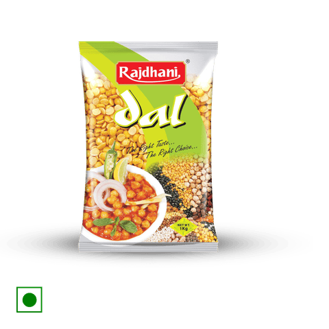 Rajdhani Arhar Dal, 1 kg Pouch