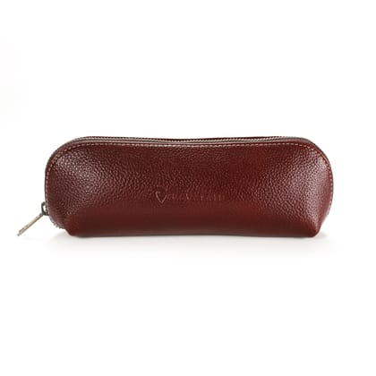 Geniune Leather Ambry Pouch | Red