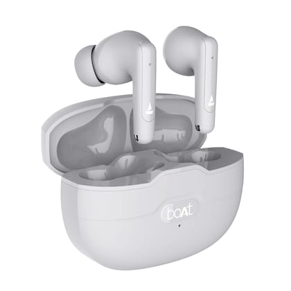 boAt Airdopes Unity ANC TWS Earbuds with Up to 50 Hours Total Playback, IPX5 Rating, IWP Tech and ASAP Charge- Grey