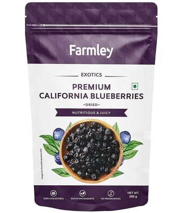 Farmley California Dried Blueberries 200g (Pack of 1)