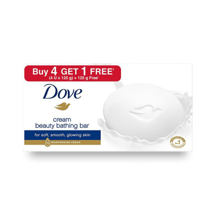 Dove Cream Beauty Bathing Bar, 500 gm Pack