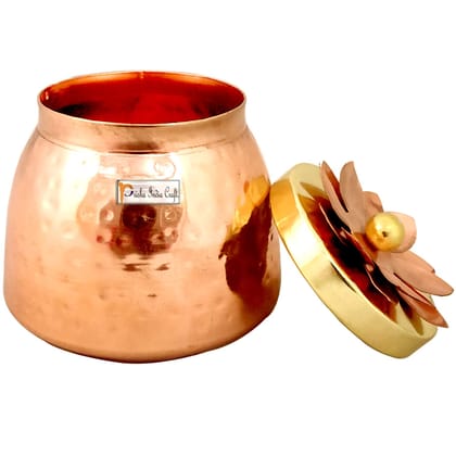  Prisha India Craft Copper Plating Dry Fruit Container Decorative Serving Bowls