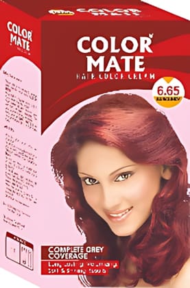 COLOR MATE HAIR COLOR CREAM 60ML-BURGUNDY