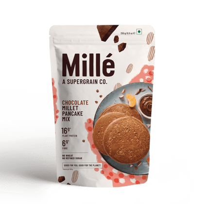 Chocolate Pancake mix | 100% Real cocoa | No Maida, 16g Protein