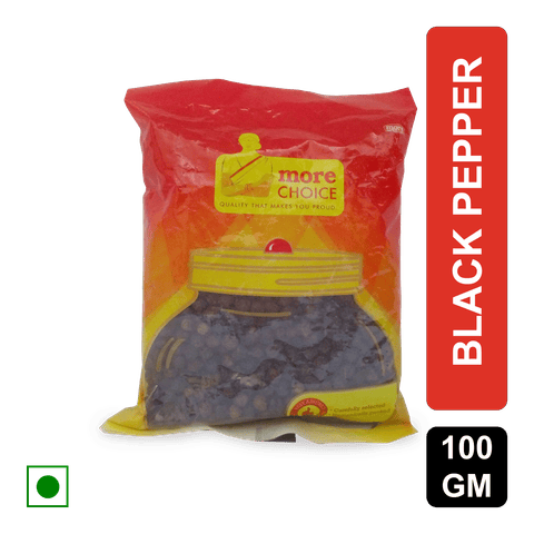 More Choice Superior Black Pepper, 100 gm Pouch