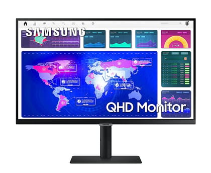 Samsung LS27A600NWWXXL 27 Flat Computer Monitor IPS Panel 68.4cm Eye Care Technology Monitor