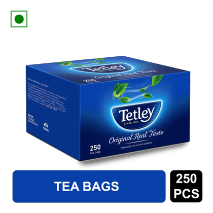 Tetley Tea Bags, 250 Units Box
