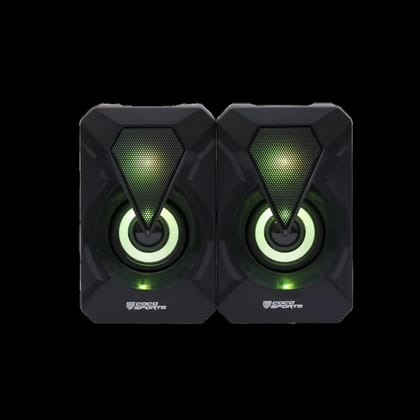 Coconut US04 Jazz USB RGB Speakers fo Laptop & Computer (Pack Of 2)-USB Speakers