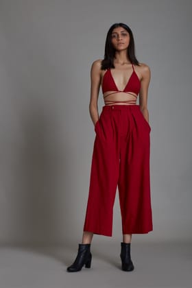 Solitaire Pants-Red-3XL