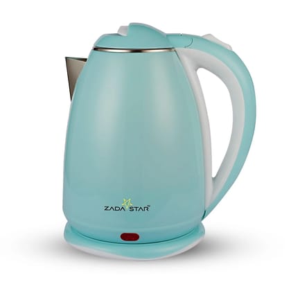 ZADASTAR 1.8L ZS COLOUR COOLTOUCH KETTLE | 1500W | Cool Touch Outer Body | Stainless Steel Inner Body | 1 Year Free Replacement Warranty (Aqua Green)