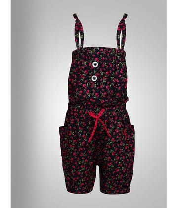 Cherry Tree - Black Cotton Blend Girls Jumpsuit ( Pack of 1 ) - None