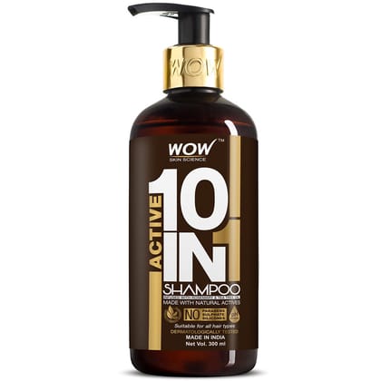 Active 10 in 1 No Parabens & Sulphate Shampoo - 300 ml