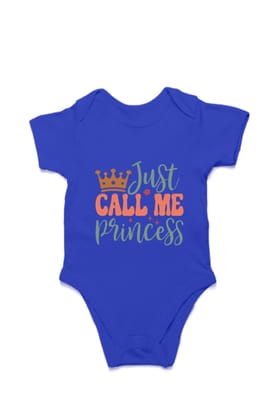 Just Call Me Princess – Regal and Adorable!-Royal Blue / 6-12Months