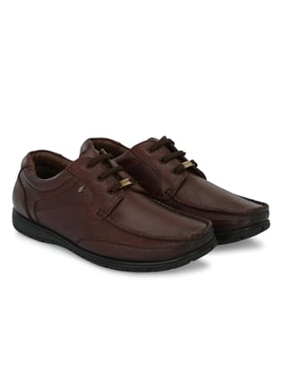 Egoss Casual Lace-Up Shoes For Men-6 / Brown / Regular