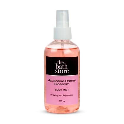 The Bath Store Japanese Cherry Blossom Body Mist - 200ml-The Bath Store Japanese Cherry Blossom Body Mist - 200ml