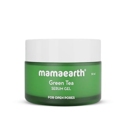 Mamaearth Green Tea Serum Gel With Green Tea & Collagen For Open Pores - Moisturizers-50ml