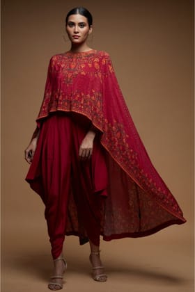 Red  Color Shrug-XS