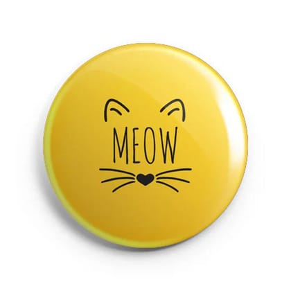 Magnetic Badge Meow