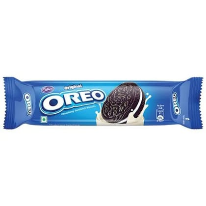 Cadbury Oreo Vanilla Flavour Biscuit Cream Sandwich, 120 gm