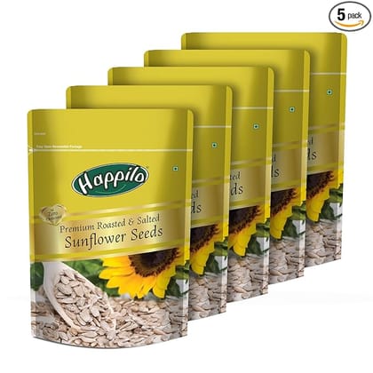 Oven Roasted and Salted Sunflower Seeds 250g (Pack of 5)