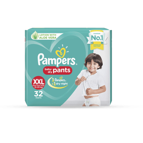 Pampers Baby Dry Pants- Xxl, 32 Units Pack