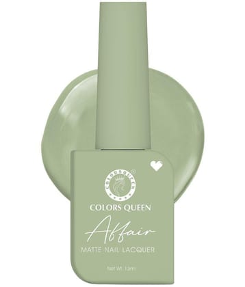 Colors Queen - Mystique Green Nail Polish ( Pack of 1 )