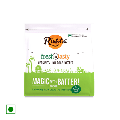 Rishta Fresh And Tasty Specialty Idli Dosa Batter, 1 kg Pouch