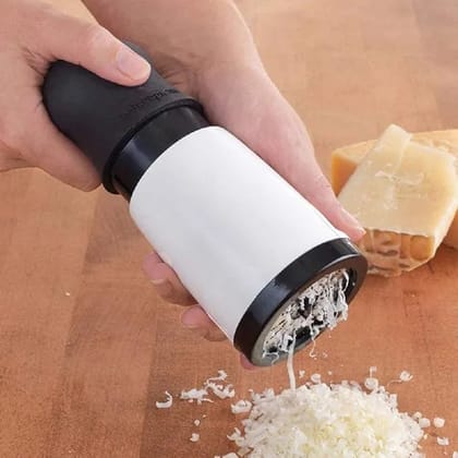 Manual Cheese Mill Grinder Grater Slicer Shredder Hand Tool with 2 Changeable Blades