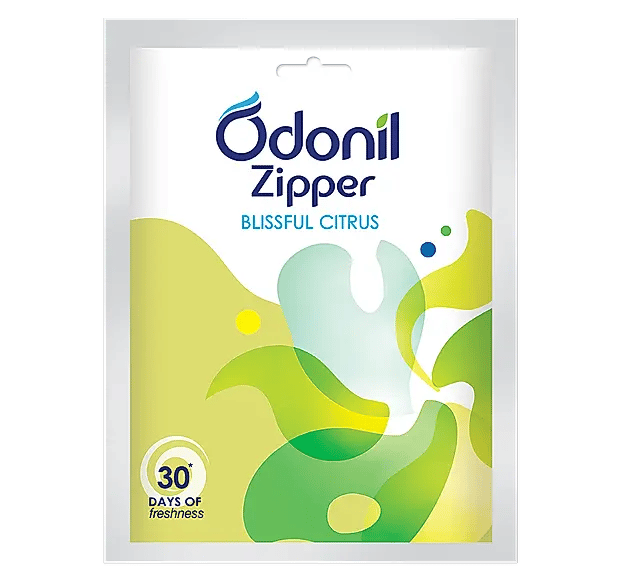 Odonil Zipper Blissful Citrus Air Freshener 10g