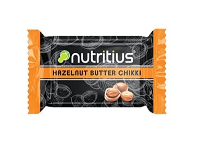 Nutritius Hazelnut Butter Chikki, 125 gm