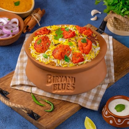 Fiery Chicken 65 Biryani Handi