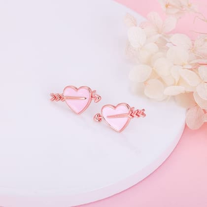 Rose Gold Romantic Rapture Stud Earrings