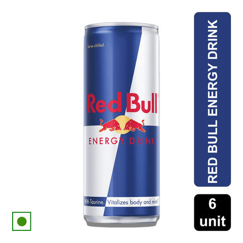 Red Bull Energy Drink (Pack of 6), 6 Units Pack