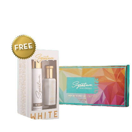 Aura Unisex Perfume (10 x 3 ml) + FREE!! White Deo (70 ML + 20 ML) Women's Perfume Gift Set | Perfume Gift Pack