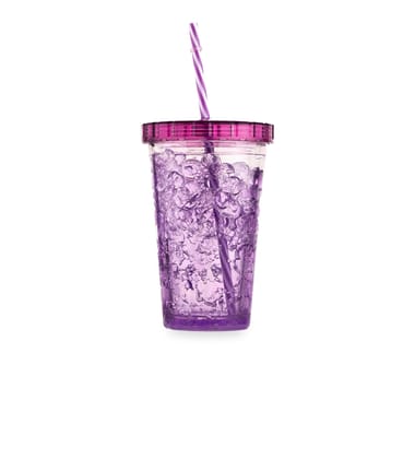 Fantastic Glass |For Cold Beverages Water and Drinks |Glass With Straw & Lid |Use for Kids