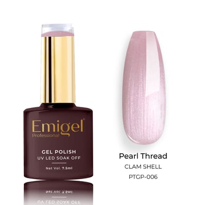 Emigel - Pearl Thread Gel Polish - 006 - CLAM SHELL