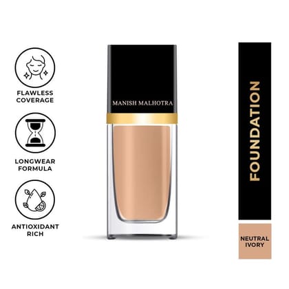 Manish Malhotra Foundation- Neutral Ivory