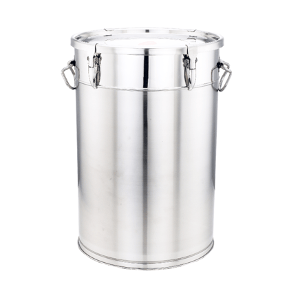 Large Stainless Steel Food Grains Storage Container With Airtight Locking Lid-15L