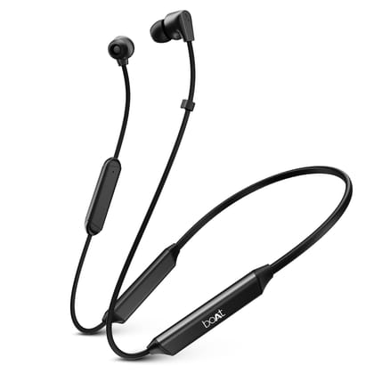 boAt Rockerz 150 Pro Neckband Earphones w/ 150hrs Playback, Dual EQ Modes, Dual Pairing- Black