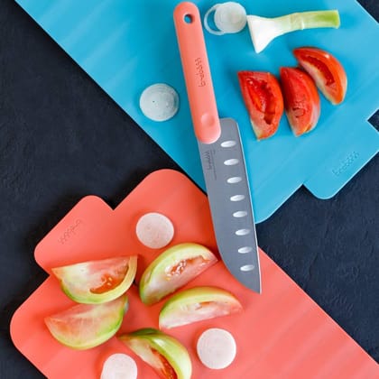 Trebonn | Roll - Expand Chopping Board | Plastic | Aquamarine | 1 pc