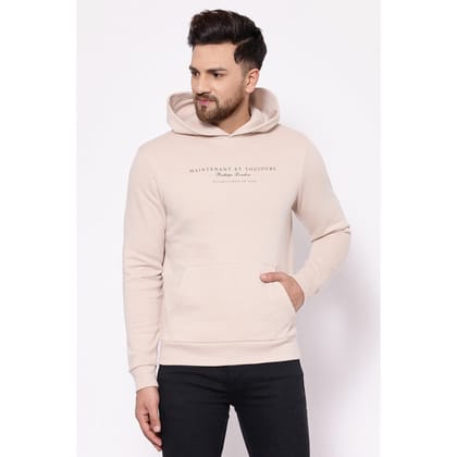 Red Tape Men's Beige Hoodies