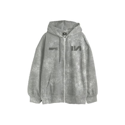 JADE Washed Oversized Hoodie-XS