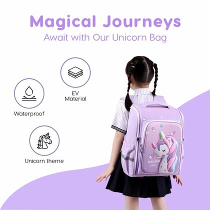 Mumma Mall - Kid’s 3D School Bag 🎒 | Light & Weight🌬️ | Soft & Durable🛡️ | Waterproof💦-Medium