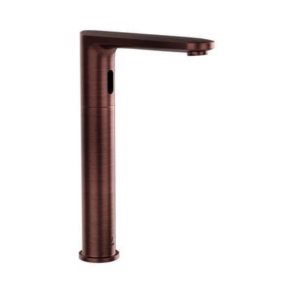 Jaquar Table Mounted Tall Boy Sensor Basin Mixer Opal Prime SNR 15017PMPK - Antique Copper - DC Operated